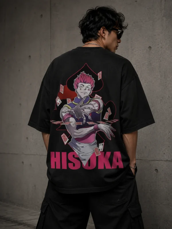 Hisoka Anime Oversized Graphic T-Shirt