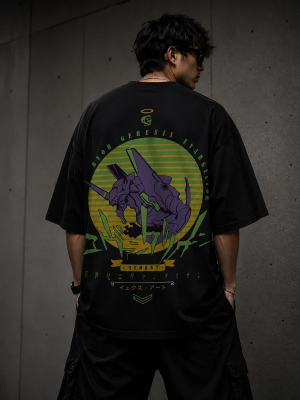 Neon Genesis Evangelion Oversized Anime T-Shirt